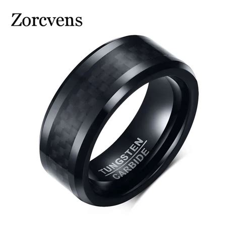 Zorcvens An Is De Carboneto De Tungst Nio Masculino Do Punk Da