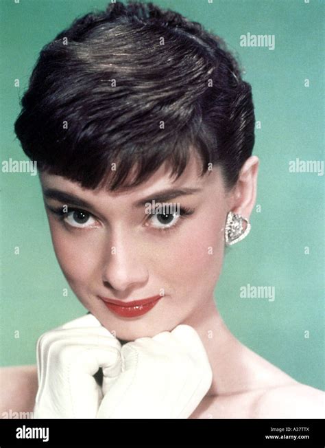 Audrey Hepburn Belgian Born Film Actress 1929 To 1993 Stock Photo Alamy