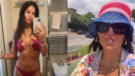 Elisabetta Gregoraci Col Micro Bikini Cut Out Il Reggiseno Tagliato