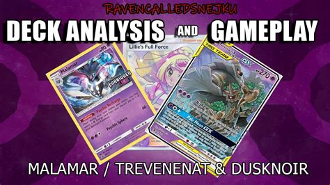 Malamar Trevenant Dusknoir GX Deck Analysis And Gameplay Pokemon