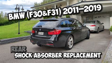 Bmw F F Rear Shock Absorber Replacement Youtube