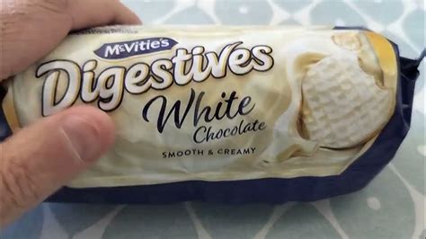 One Minute Biscuit Mcvities White Chocolate Digestives Youtube