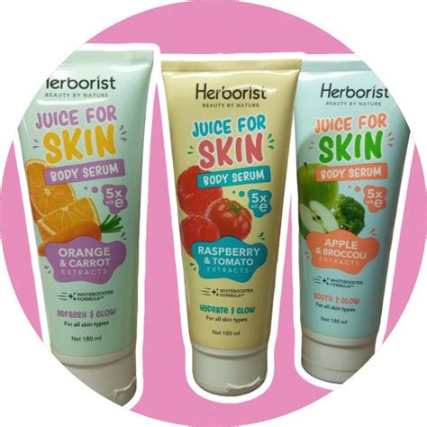 Jual Herborist Juice For Skin Body Serum Ml Bpom Shopee Indonesia