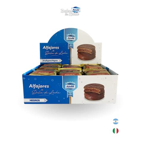 Alfajores Mardel Chocolate Negro Y Dulce De Leche