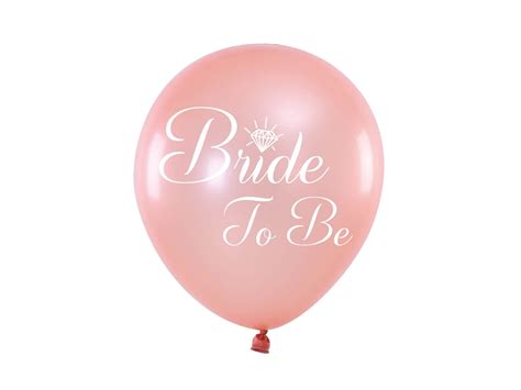 Balony lateksowe z białym nadrukiem Bride to be 30 cm 100 szt