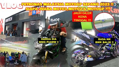 MENYESAL Pegi Motogp RACING SEPANG 2023 MOTO3 MOTO2 PECO VS