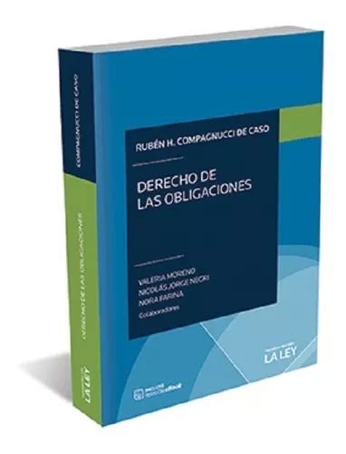 Derecho De Las Obligaciones 2018 Compagnucci De Caso Ru MercadoLibre