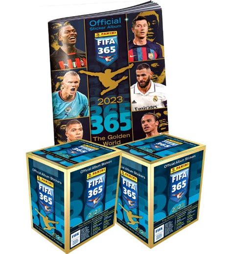 Panini FIFA 365 2023 Stickers Album 2 Boxes 72 Packets Stickerpoint