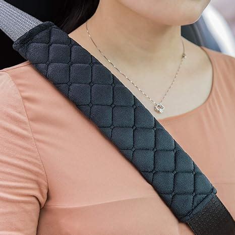 Amazon Universal Car Seat Belt Pad Cover Kit Pack Black Soft