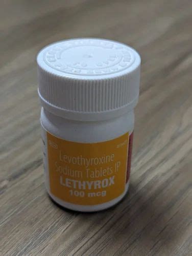 Levothyroxine Sodium Lethyrox 100 Tablet At Rs 300 Bottle Thyroid