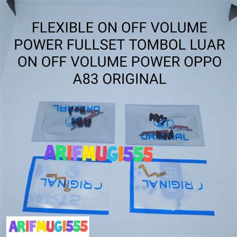 Jual FLEXIBLE FLEXIBEL POWER ON OFF VOLUME FULSET TOMBOL LUAR ON OFF