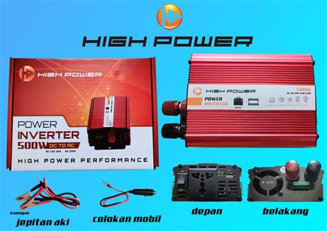 power inverter msw  watt dc volt  ac volt lazada indonesia