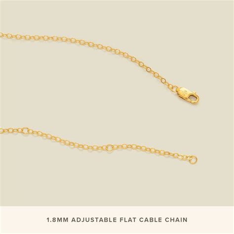 adjustable flat cable chain   mary