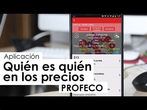 Reseña App Quién es quién en los precios de Profeco Vídeo Dailymotion