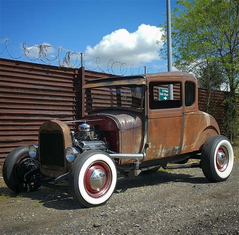 Ford Model A Model Chopped Patina Custom Rat Rod For Sale