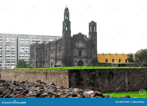 Three Culture Square, Mexico City Stock Photo - Image of three, square ...