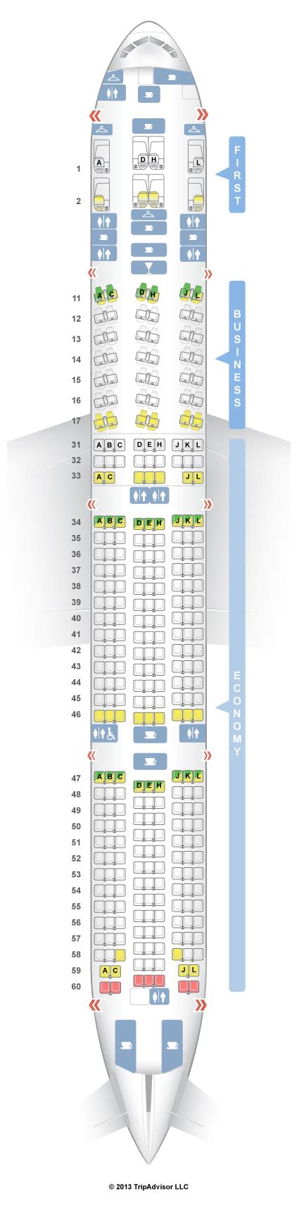 SeatGuru Seat Map Air China Boeing 777 300ER 77W