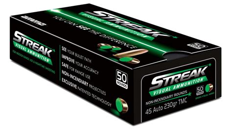 Ammo Inc Streak Ammunition 45 Acp Tracer Ammunition