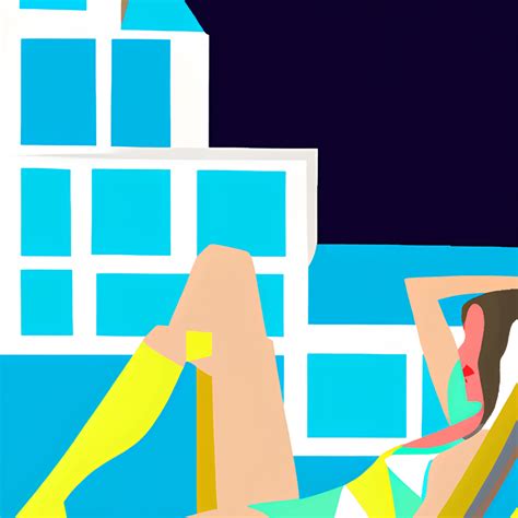 Schwimmbad Topmodel Bikini für Mädchen geometrisches Gemälde Grundfarben Creative Fabrica