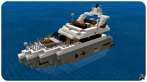 Minecraft How To Build A Yacht In Minecraft Princess Flybridge