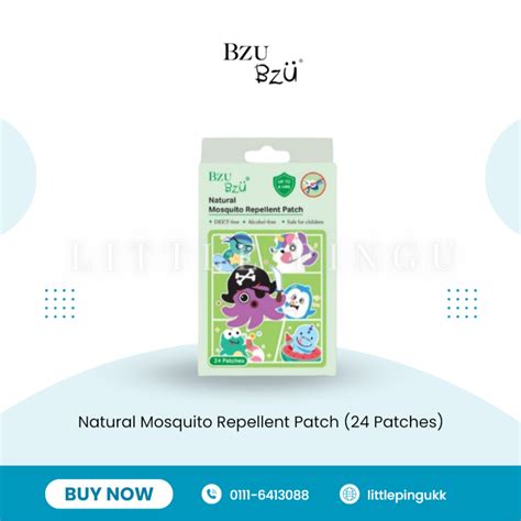 Bzu Bzu Natural Mosquito Repellent Patch 24 Patches Shopee Malaysia