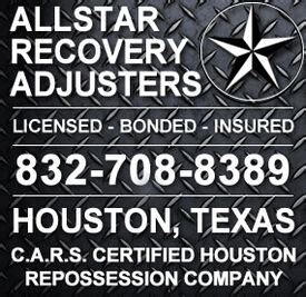 Allstar Recovery Adjusters Repossession Companies Repo Agents