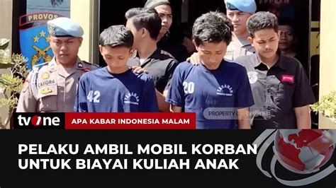 Pembunuh Sopir Taksi Online Di Bandung Ditangkap Akim Tvone Youtube