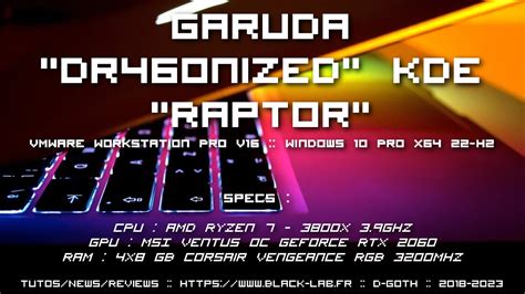 Garuda Raptor Dr460nized KDE YouTube