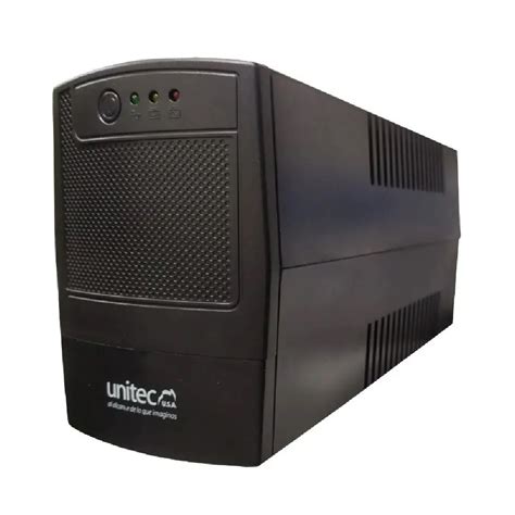 UPS INTERACTIVA UNITEC LED UN I 800VA 480W 8 TOMAS 4 REGULADOS Solusoft