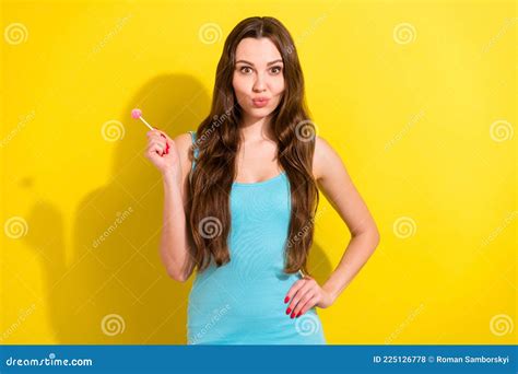 Photo Of Nice Brunette Hairdo Young Lady Hold Sweet Blow Kiss Wear Teal