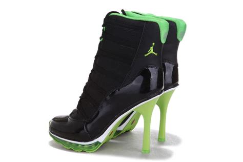 Nike Air Max High Heels Boots Black Green Omg These Are Great So