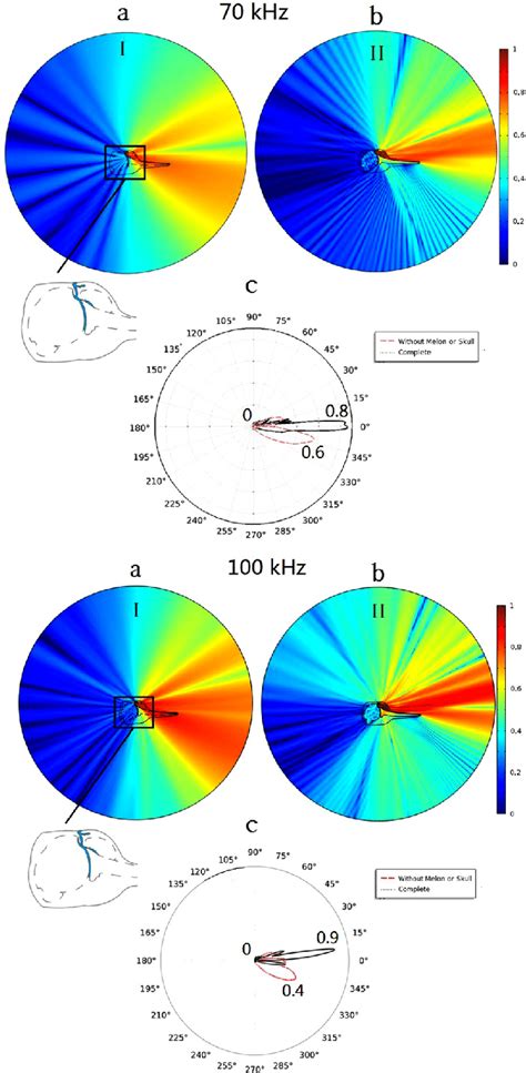 Color Online The Acoustic Intensity Distributions Of A Case I Air