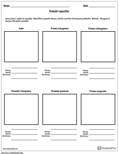 Disegno Di Solidi Geometrici Storyboard By It Examples