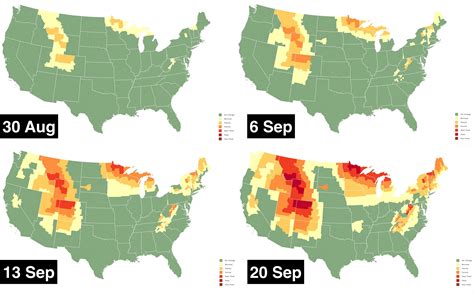 Peak Foliage Map Where And When Are Leaves Changing Color Big Think