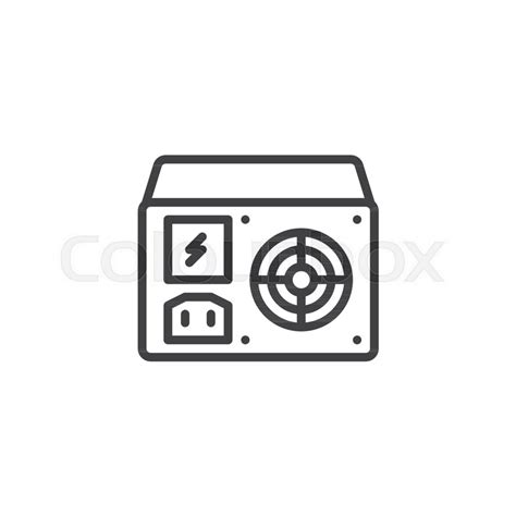 Power Supply Icon At Vectorified Collection Of Power Supply Icon