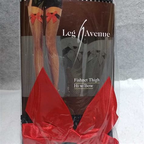 【未使用】leg Avenue 9018bk Rd サテンリボン付きフィッシュネット・ストッキング O S サテンリボン付き網タイツ 黒 赤の落札情報詳細 ヤフオク落札価格検索 オークフリー