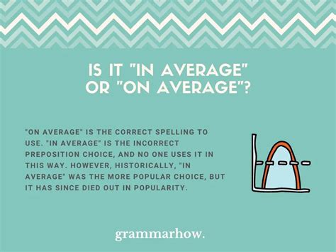 In Average Or On Average Correct Version Revealed