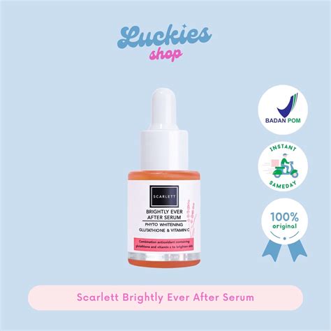 Jual Scarlett Whitening Brightly Ever After Serum Pencerah Wajah Serum