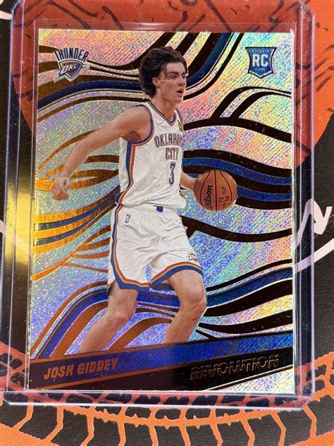 Panini Revolution Josh Giddey Rookie Rc Thunder Ebay