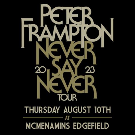 Peter Frampton Edgefield Concerts