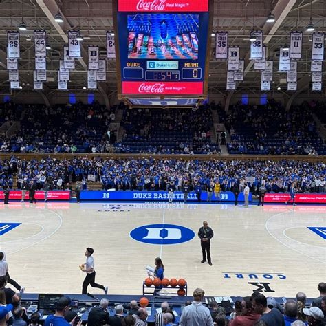 Cameron Indoor Stadium Seating Rows Cabinets Matttroy