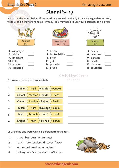 Ks2 English Worksheets