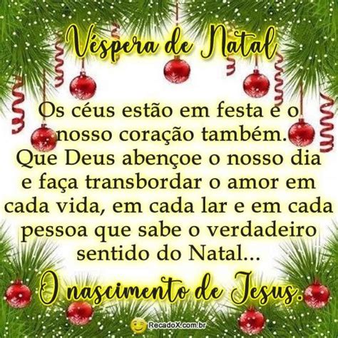 Veja Mensagens De Bom Dia E Feliz Natal Para Esta V Spera De Natal E