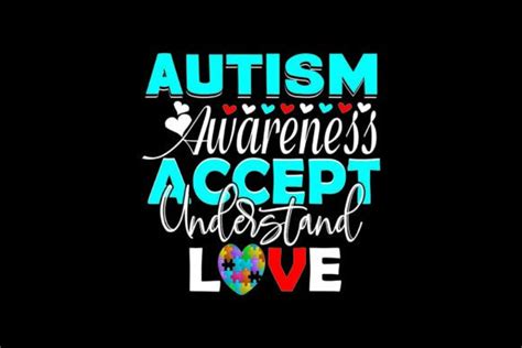 Autism Awareness Love T Shirt Design Graphic By Sopna3727 · Creative