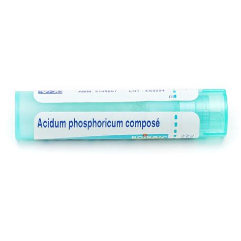 Acidum Phosphoricum composé Granules Boiron Surmenage fatigue