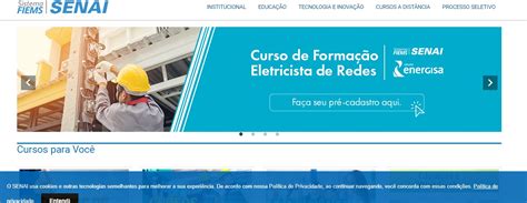 Senai Ms 2023 Inscrições E Vagas Senai Cursos Gratuitos Ead