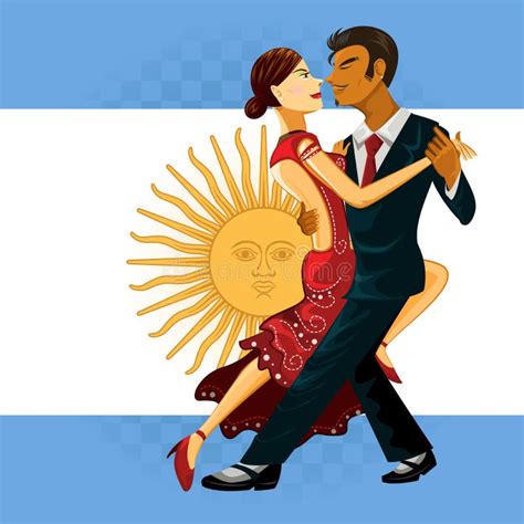 Danza Del Tango Aislada Dise O De Tango Joven Del Baile De Los Pares