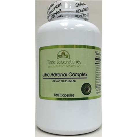 ultra adrenal complex capsules natural supplement time labs store