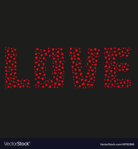 Love red heart Royalty Free Vector Image - VectorStock