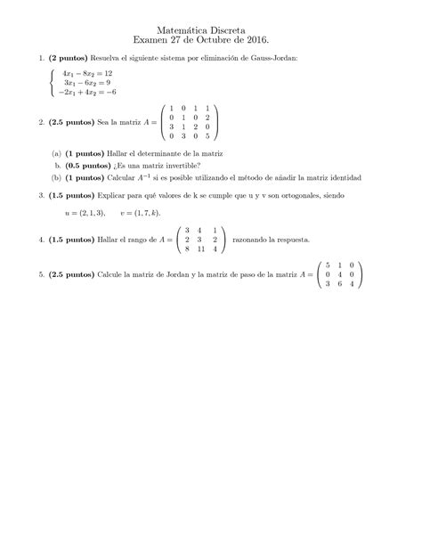 Examen Octubre Matemtica Discreta Examen 27 De Octubre De 2016 2